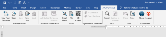 3DEXPERIENCE Integração Word