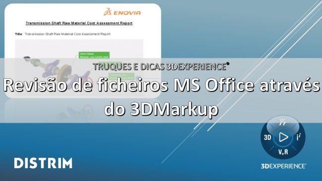 Revisão de ficheiros MS Office através do 3DMarkup